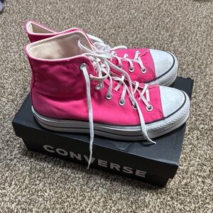 Converse Pink High-Top Sneakers